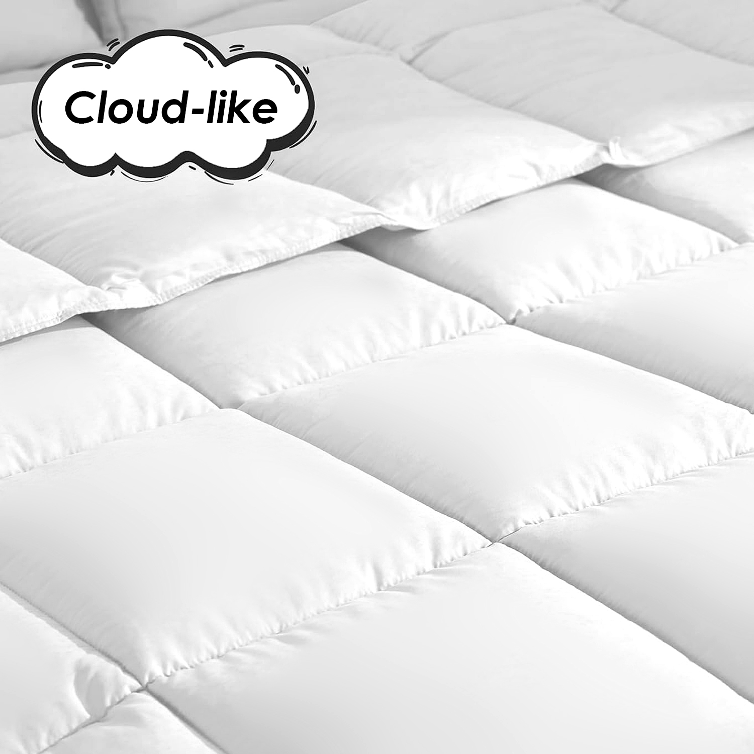 The Cozy Cloud Oversized Comforter, With Its Stylish Plaid Design And Extra-plush Fill, This Heavyweight Duvet Is A Dream For Any Dorm Or Bedroom. Enjoy Year-round Warmth And Comfort. — view 4