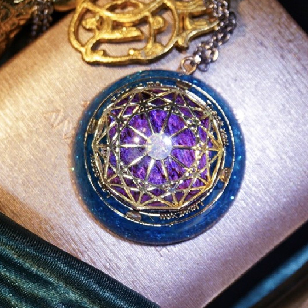 Opal Guardian Stone Crystal Necklace