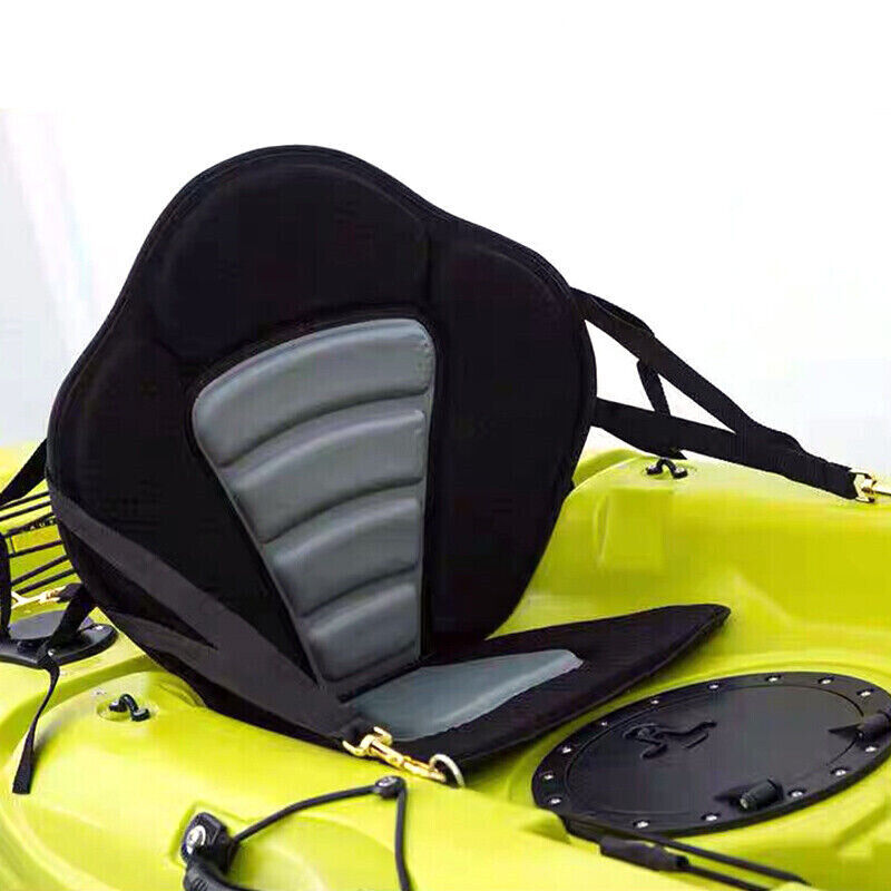 Adjustable Canoe Kayak Seat Padded Detachable BackPack Hooks With Storage Bag 3