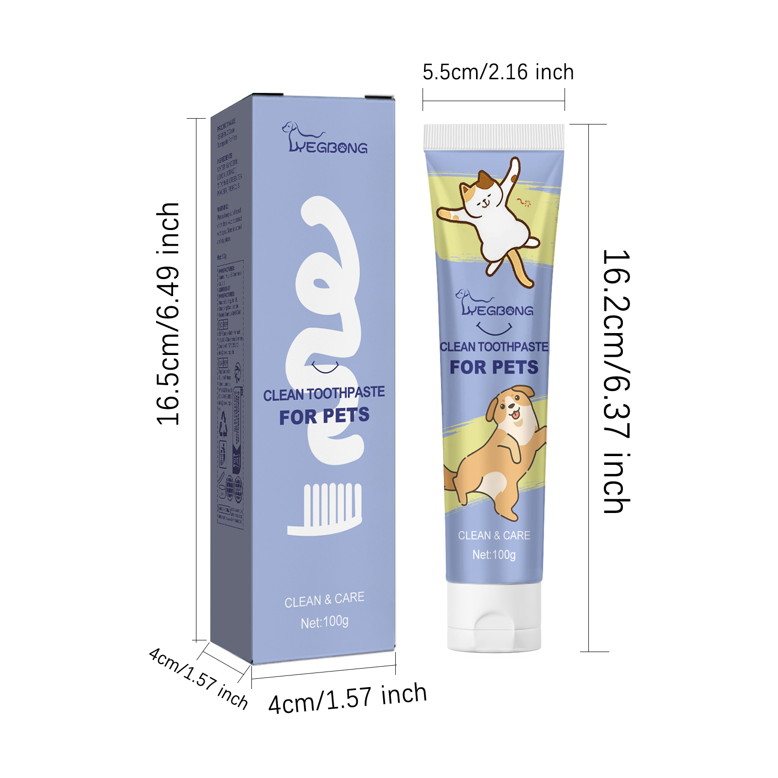 Dentifrice pour chat – hygiène dentaire, tube de 100 ml