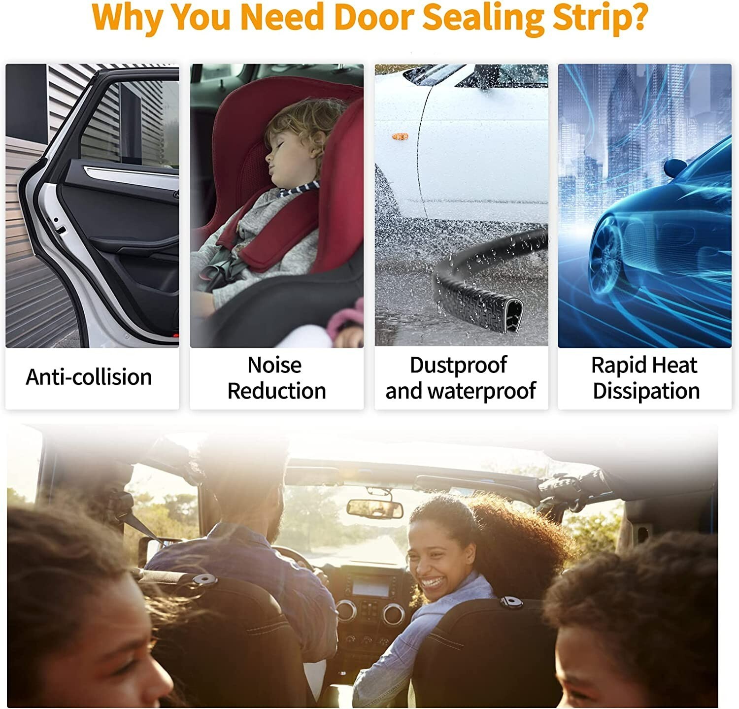 10M Car Door Boot Edge Protector Strip Trim U Shape Guard Seal Rubber BLACK UK