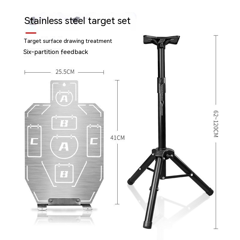 Title 6, Stainless Steel Metal Target Real CS Metal Shoo...