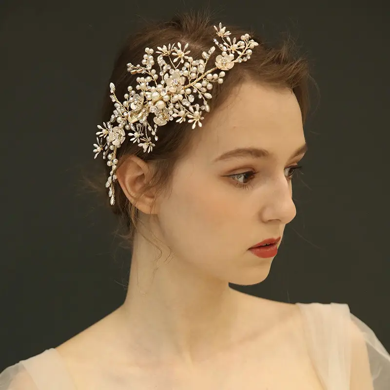 Bridal Headdress Handmade Hair Carson Tied Women's