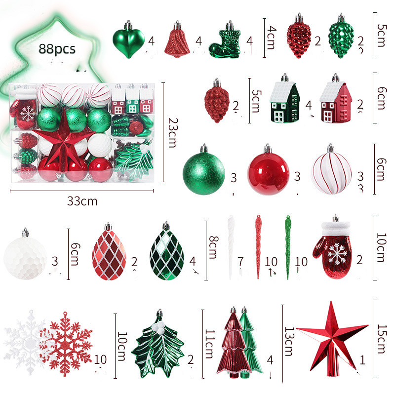 Title 2, 88 Christmas Decoration Props