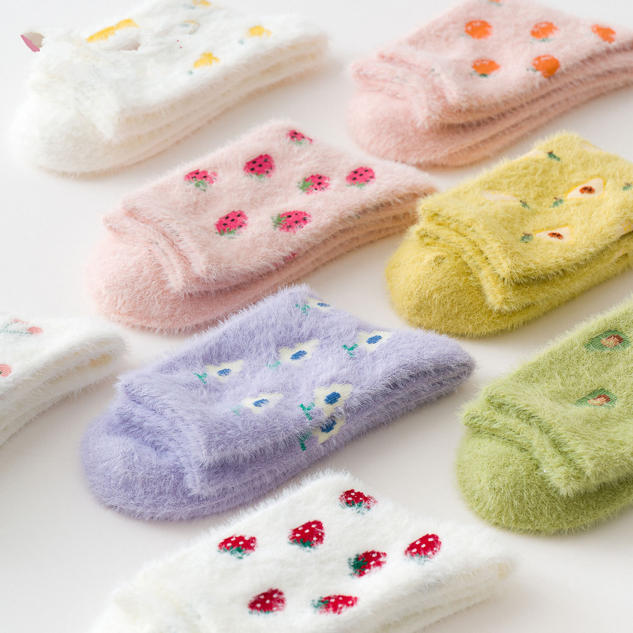 Title 2, Thicken Home Casual Sleeping Cute Socks