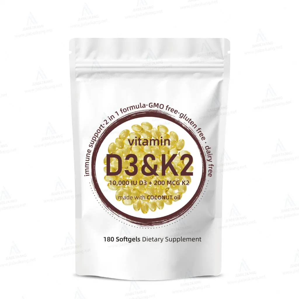 D3 K2 Vitamin Supplement Joint Support Vitamin Capsules Softgel - Customised