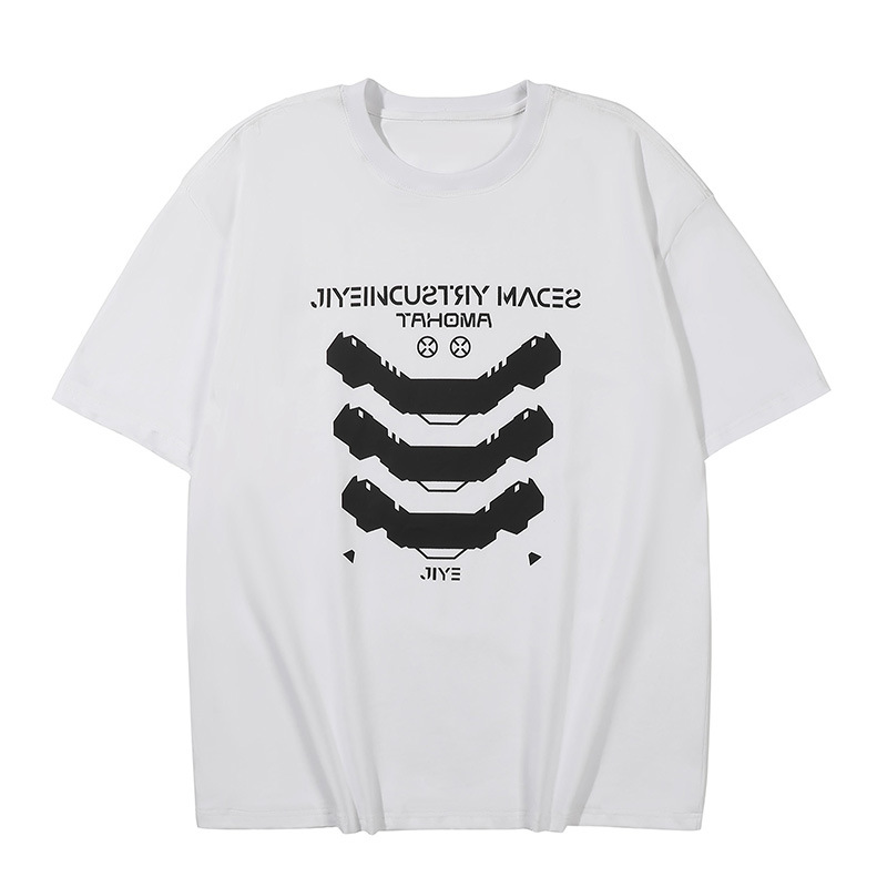 Title 7, Functioneel geometrisch bedrukt heren T-shirt m...