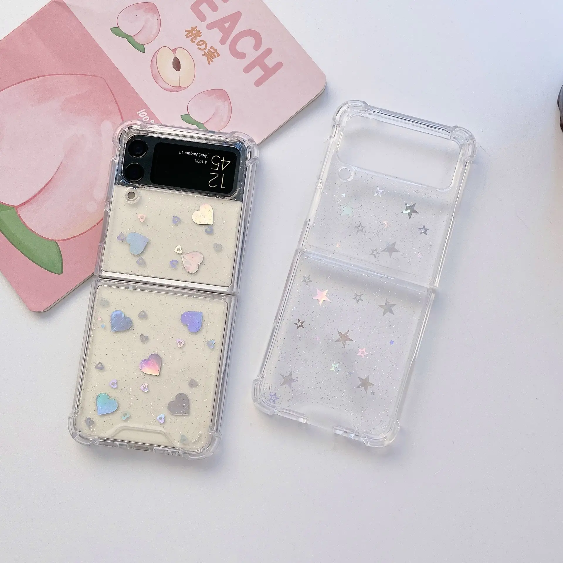Dropped Star Love Phone Folding Protective Case