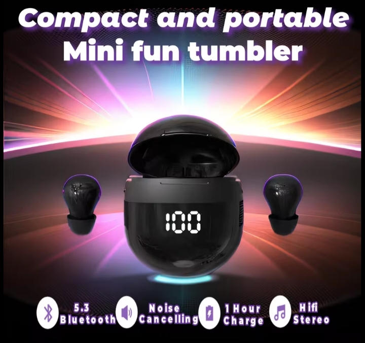 Mini Wireless Sleep Earbuds With LED Digital Display thumbnail 6