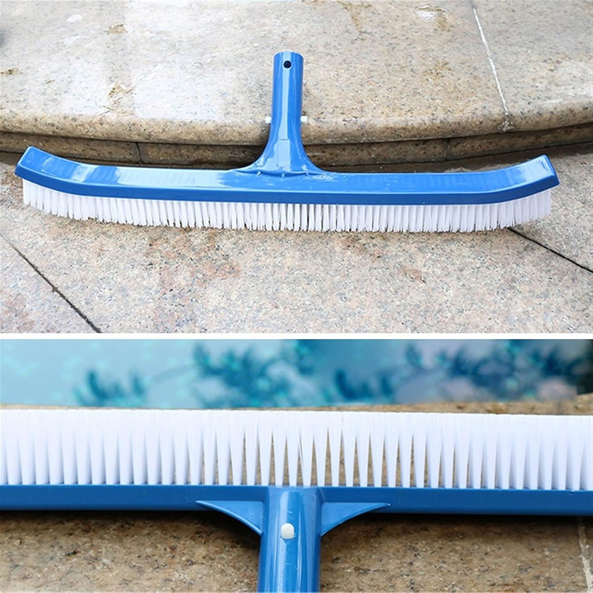 Plastic Pool Brush Cleaning Tool For Swimming Pool Spa Fish Pond Garden Fountain