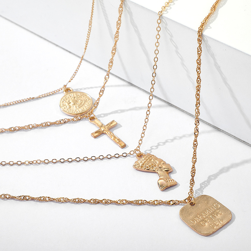 New European And American Accessories Fashion Rose Claw Diamond Pendant Gold3357 - Shop at LoveMi