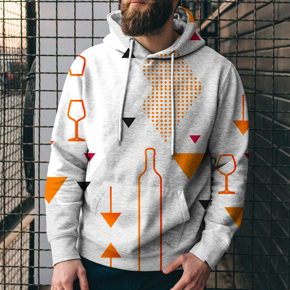 Title 11, Der neue Kapuzenpullover mit geometrischem Digi...