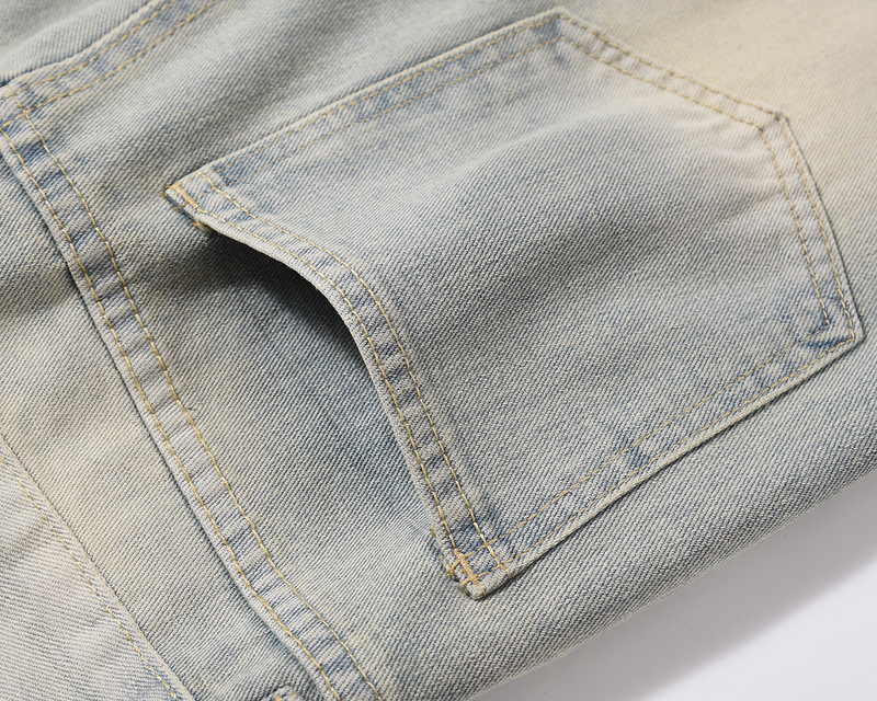 Title 5, Heren casual jeans, recht en los, met een used ...