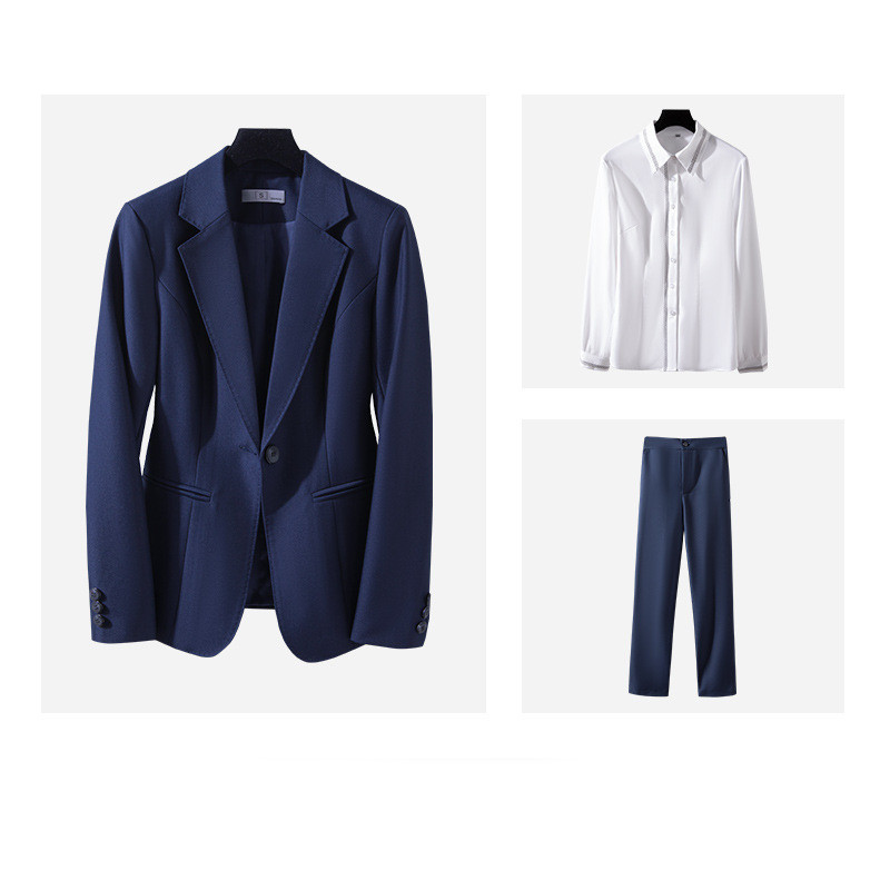 Women's Temperament Slim Suit Pants Set