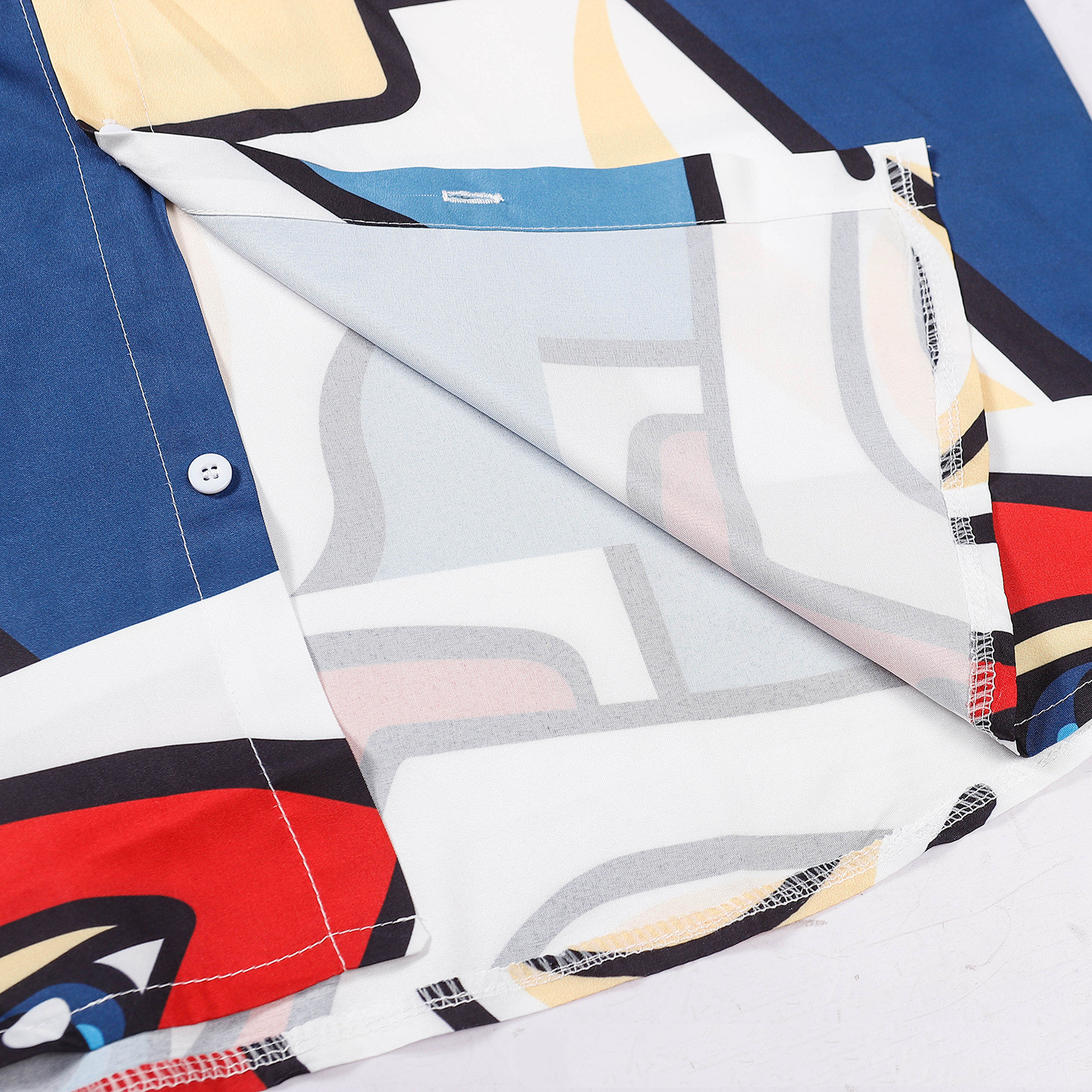 Men's Summer New Thin Full Body Printed Shirt