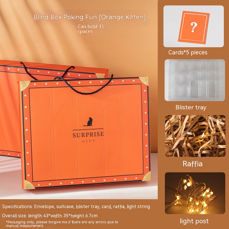 Orange With Lighting Chain