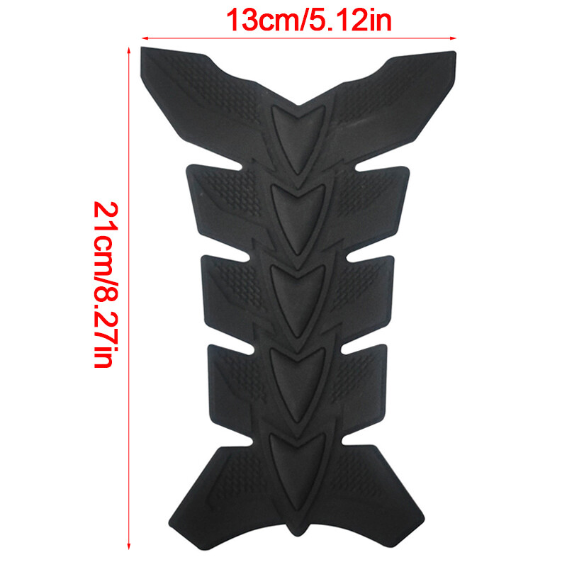 Universal Motorbike Motorcycle Rubber Tank Scratch Protector 3D Sticker Pad New — image 6