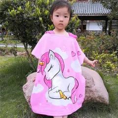 Hooded Bathrobe Cloak For Boys And Girls - C60X120Cm - View 1
