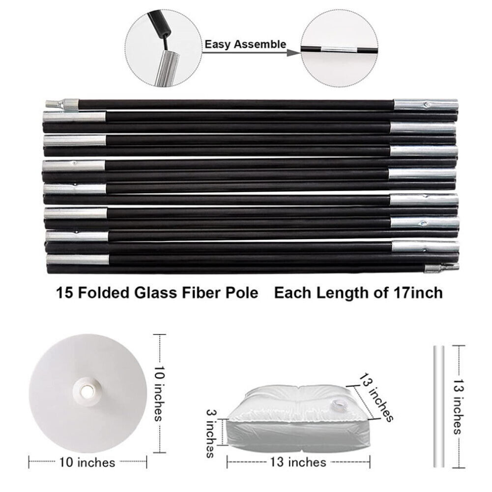 Balloon Arch Column Frame Garland Adjustable Arch Stand Wedding Party Decor 13