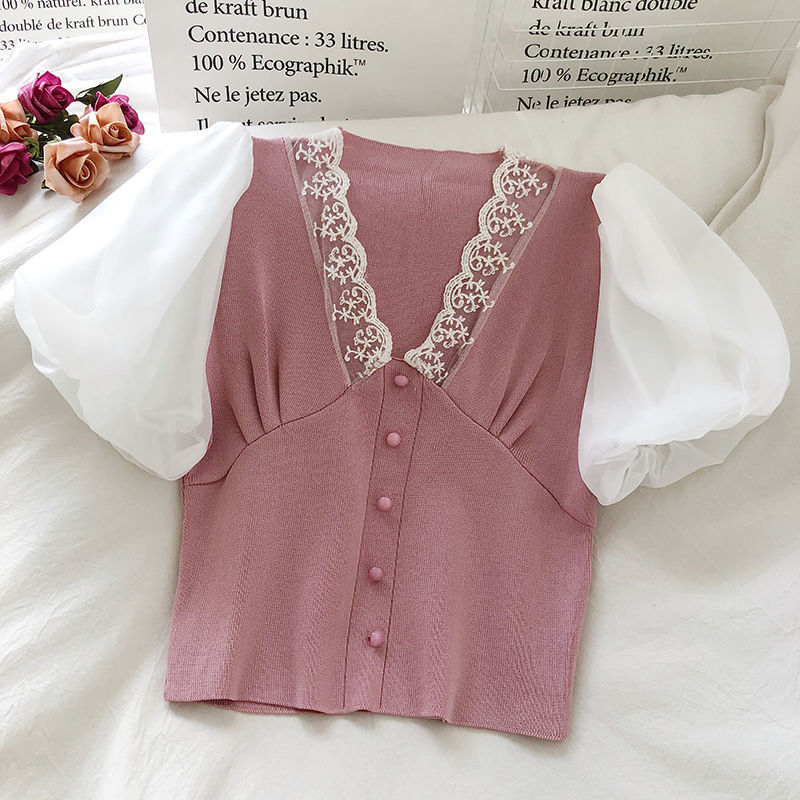 Women's Short Slim Fit Thin Thin Tops