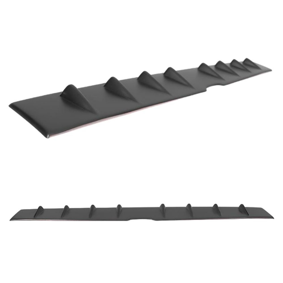 Fits 08-23 Dodge Challenger Coupe Matte Black Shark Fin Roof Spoiler Wing — foto 2