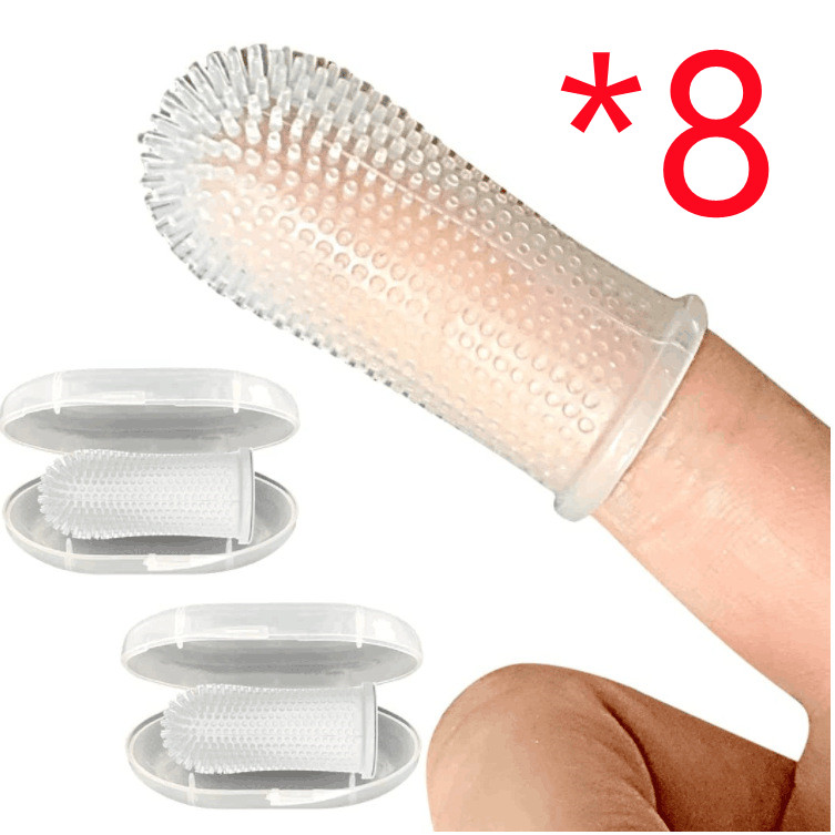 Brosse à dents doigtier silicone chien chat — Hygiène dentaire 15