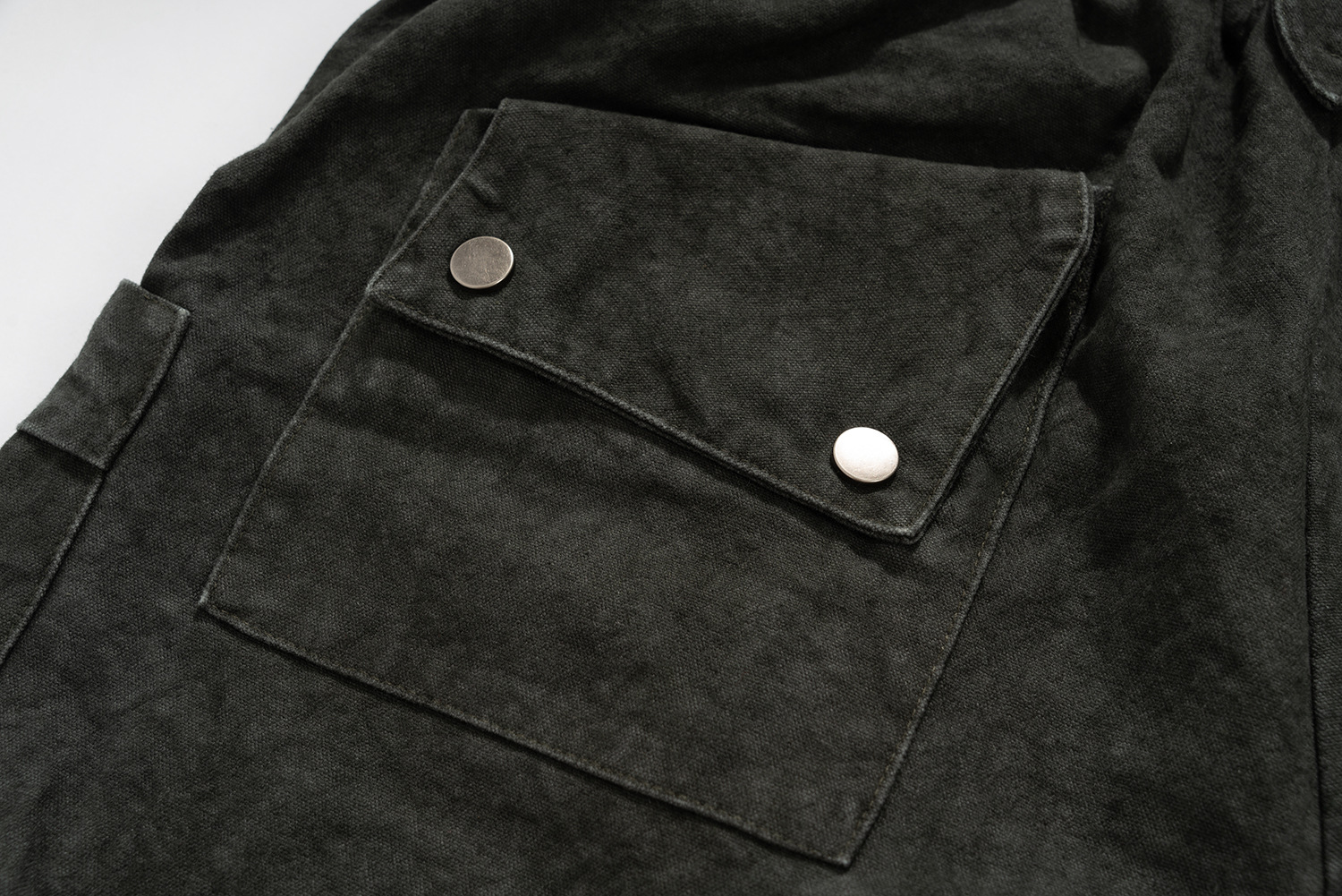 Heavy Industry Tie-dyed Canvas Washed Shell Shorts