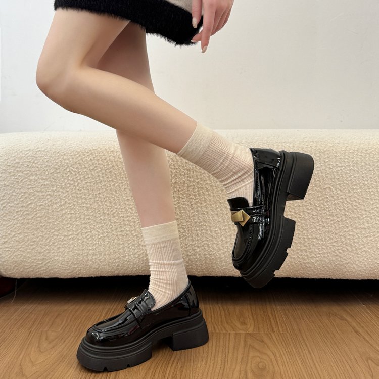 Faux Leather Mary Jane Flats, picture 4 of 4