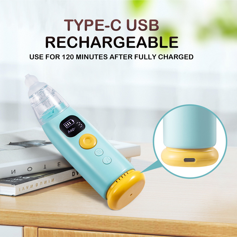 Orange Electric Baby Nasal Aspirator