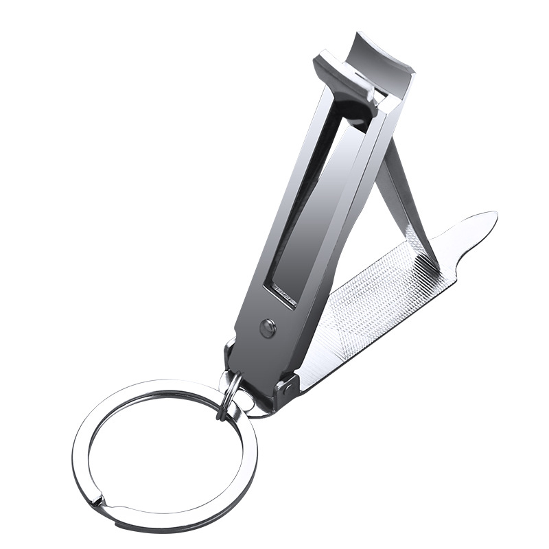 Title 8, Stainless Steel Folding Nail Clippers Anti-spla...