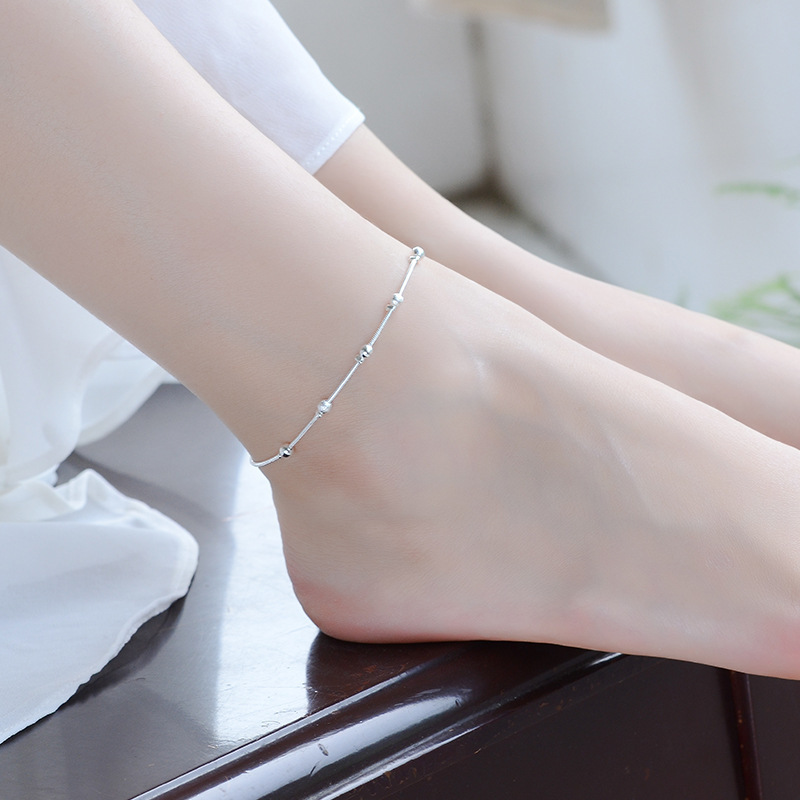 Korea Silver Jewelry Bracelet Small Square Silver Plated Bracelet European And American Jewelry Wholesale Simple
