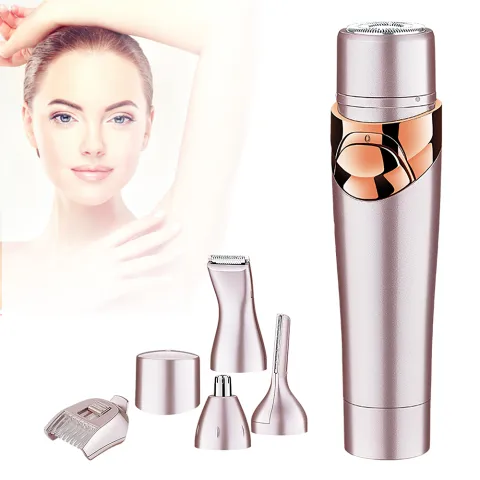 Four-in-one Multi-function Shaver Armpit Leg Hair Remover Electric Eyebrow