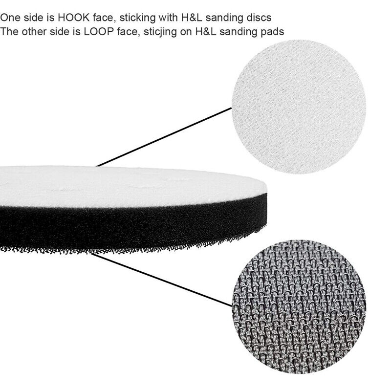 2Pcs 125mm 5inch Diameter Soft Buffer Sponge Interface Cushion Pad Sanding Pads — image 7