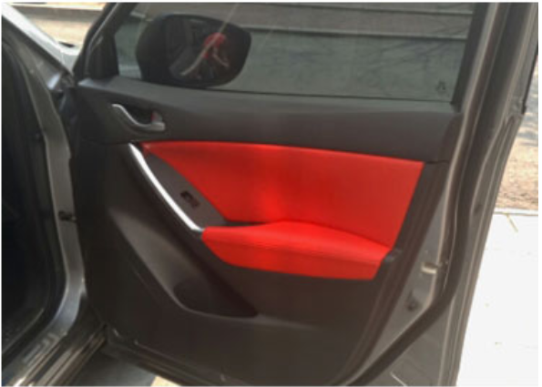 Red door panel Axela 14to19