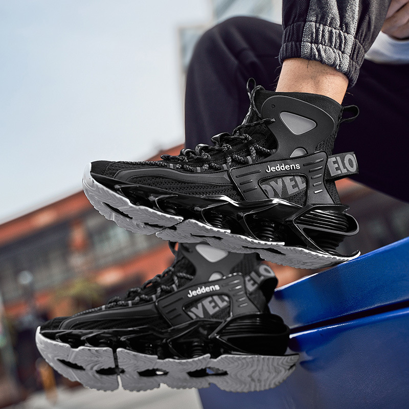 Trendy Men's Shoes Blade Sneakers Men's Basketball High Top Shoes Men's Shoes Men's Trendy Shoes