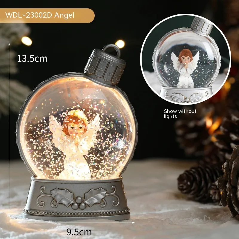Christmas Holiday Decorations Luminous Simulation Flat Light LED Decoration Scene Layout Flame Light Home Decor – image 10