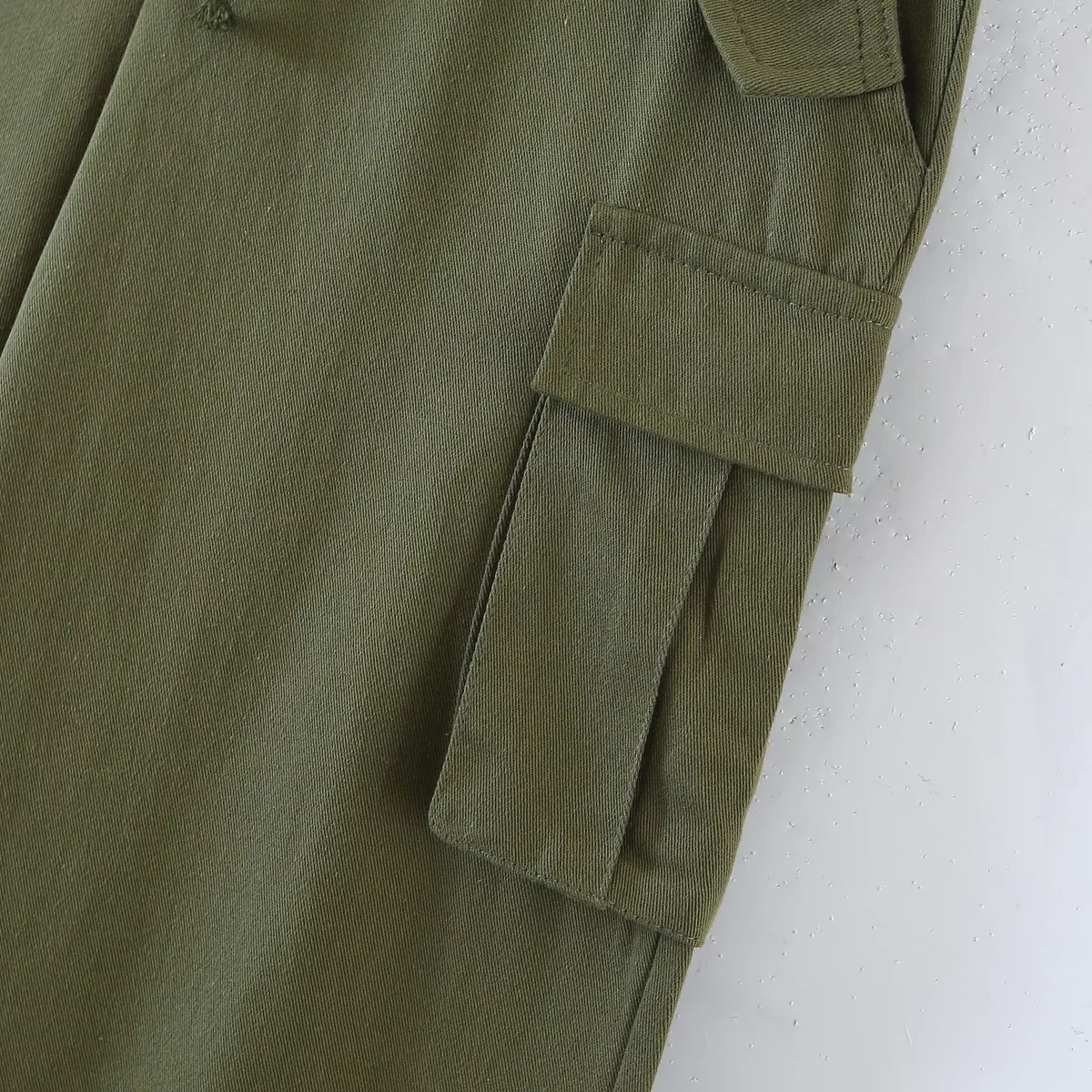 Simple Straight Jeans Washed High Waist Cotton