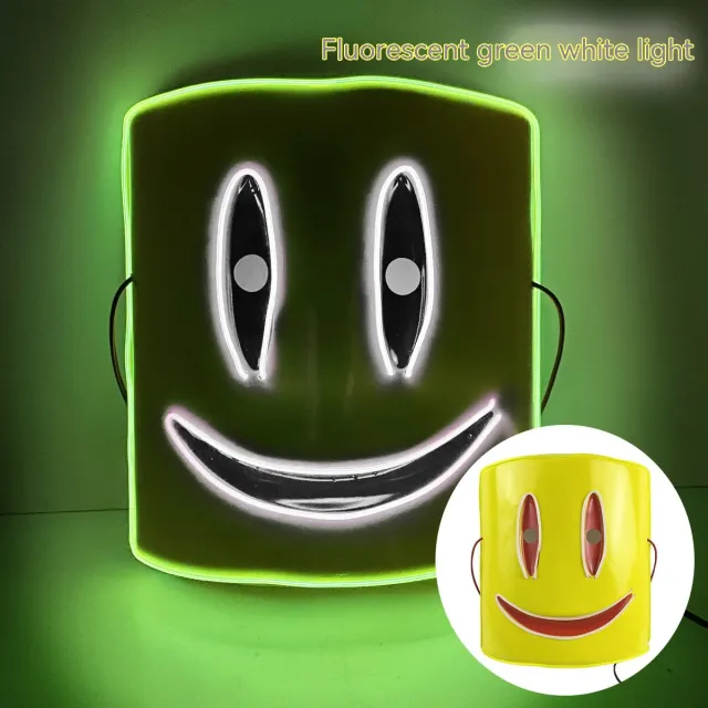 Entity Road Party Luminous Mask Fluorescent Green White Light - Shop at LoveMi