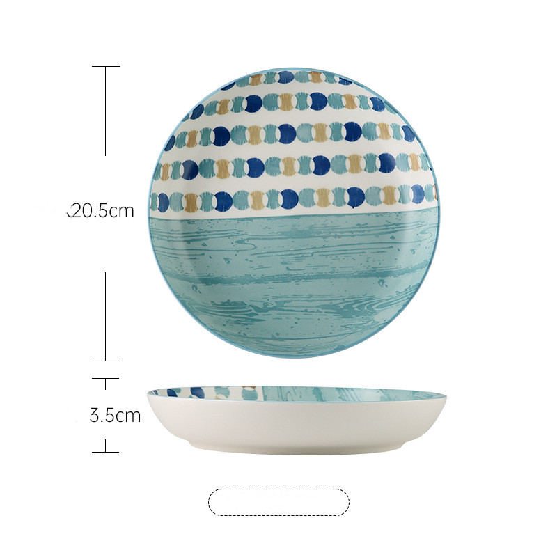 Title 3, Ceramic Dishes Set Household Nordic Style Table...