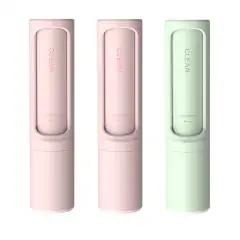 Rotating Cylinder Sticker Roller Electrostatic Brush Hair Removal Artifact Pet Hair Removal Brush Clothes Sticky Brush Hair Remover - Pink Pink Green - View 1