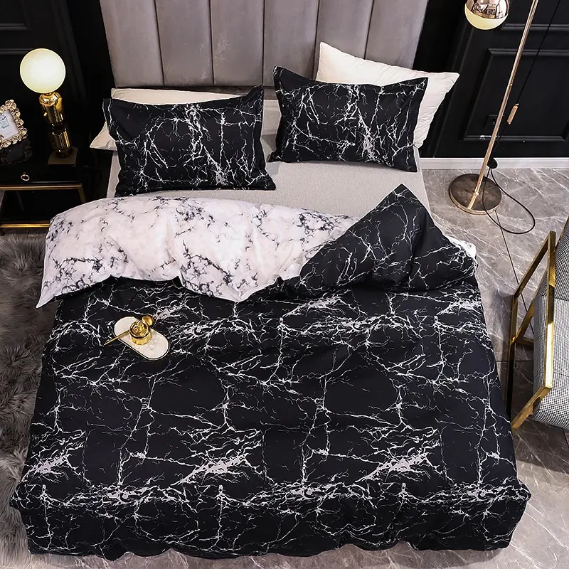 Reactive Printing and Dyeing Home Textiles Three-piece Set Without