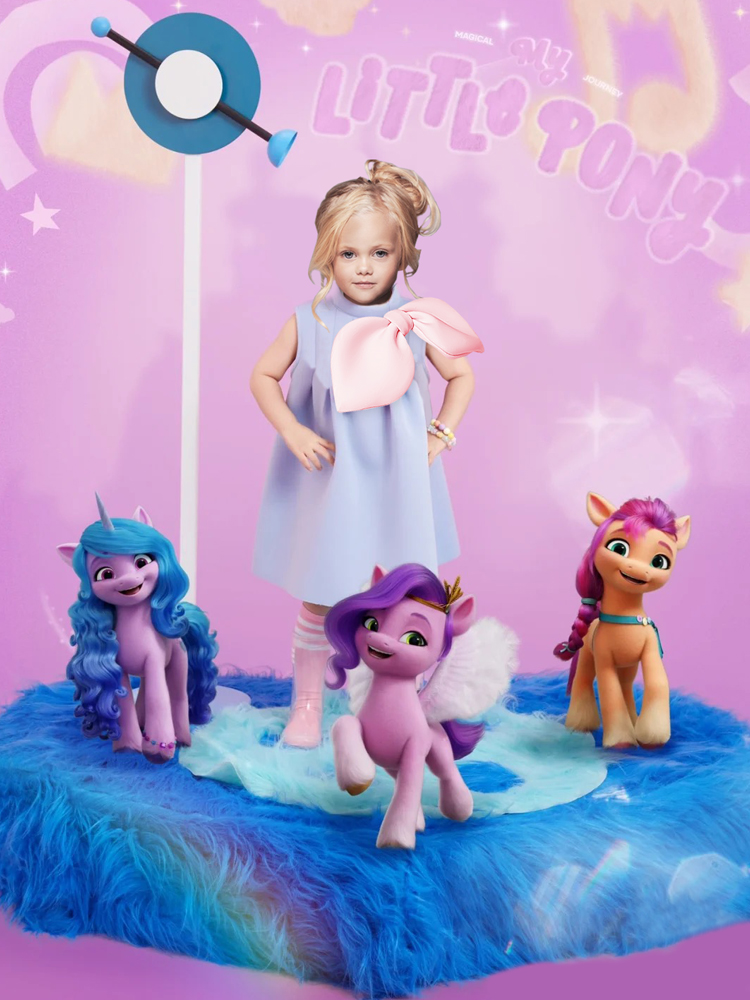 Girls' Tank Top Dress Fashion Light Luxury Bow