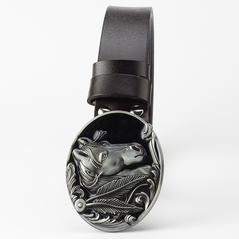 Title 2, Leather horse buckle belt