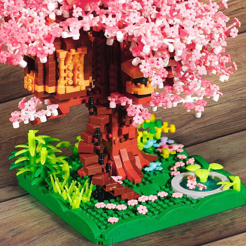 Cherry blossom tree house plus