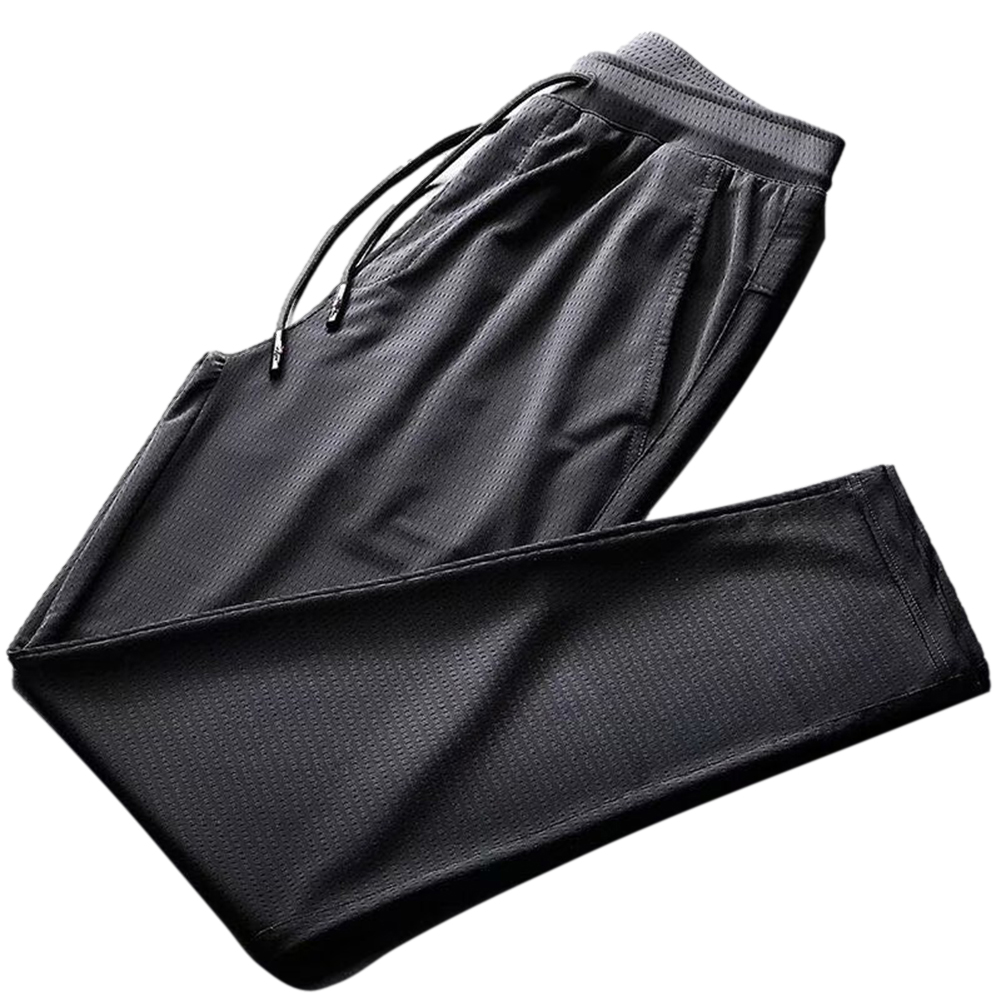 Title 6, Pantalones Casuales de Hombre Ice Silk Mesh Tra...