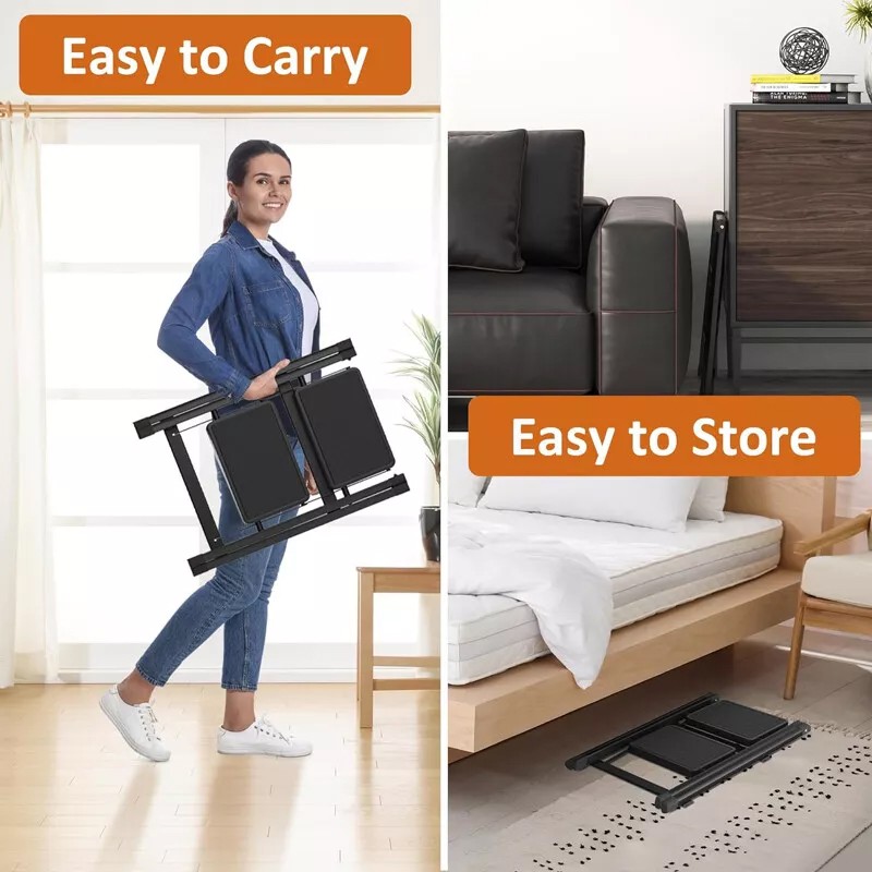 3 Step Ladder Folding Portable Compact Heavy Duty Anti-Slip Mat Stoo
