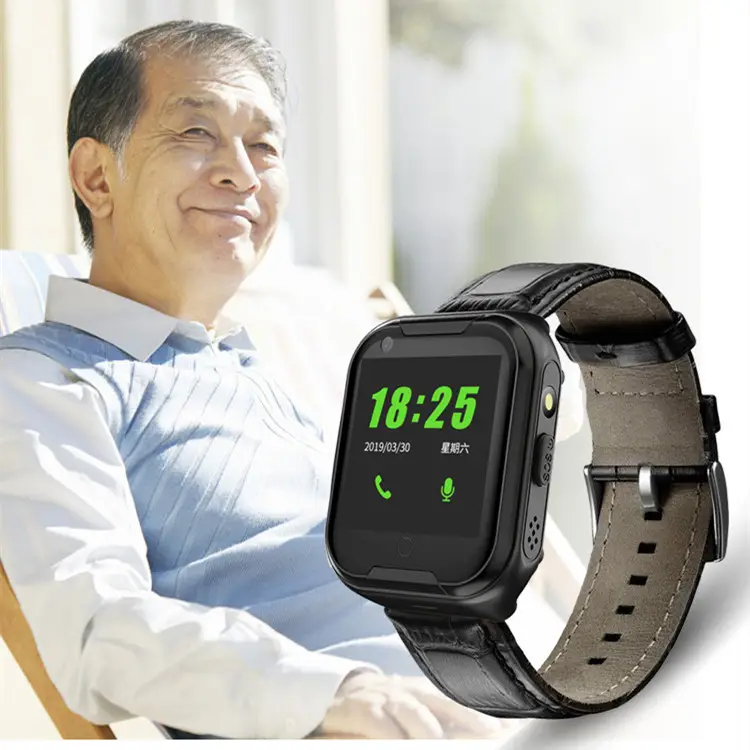 Elderly Smart Phone Watch Blood Pressure Fall