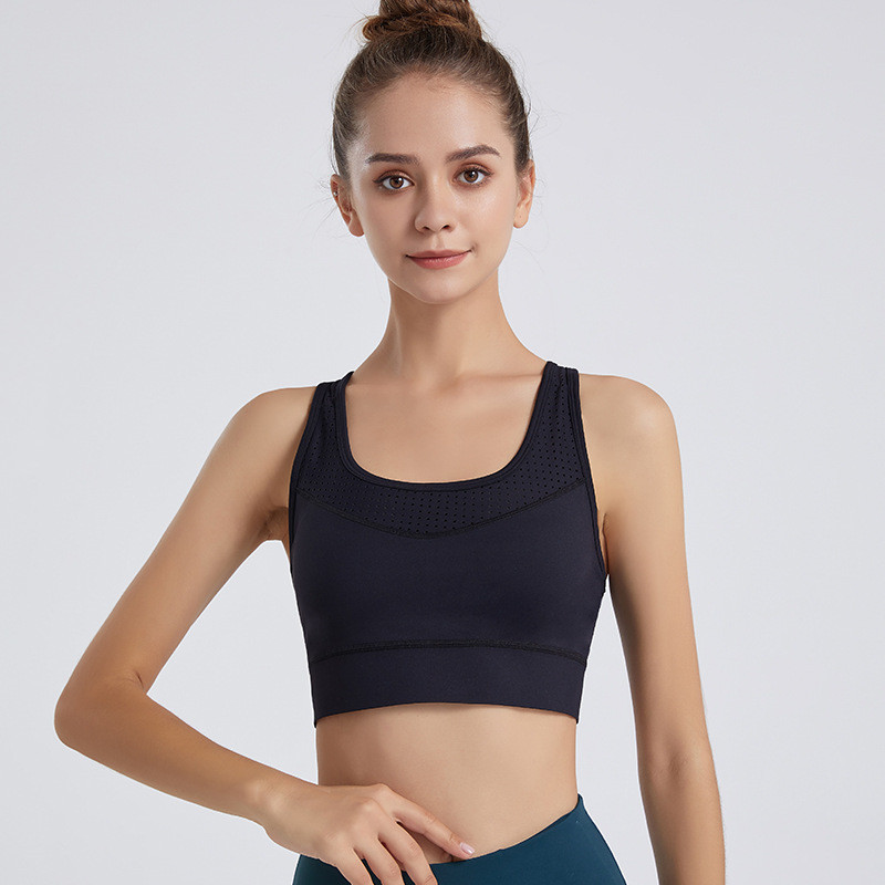 New European And American Nude Sports Bra Women's Breathable