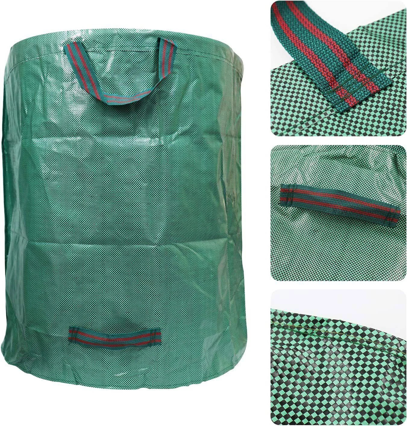 2X 500 2X272 L Large Garden Waste Bags Refuse Heavy Duty Sacks Grass Leaves — image 8