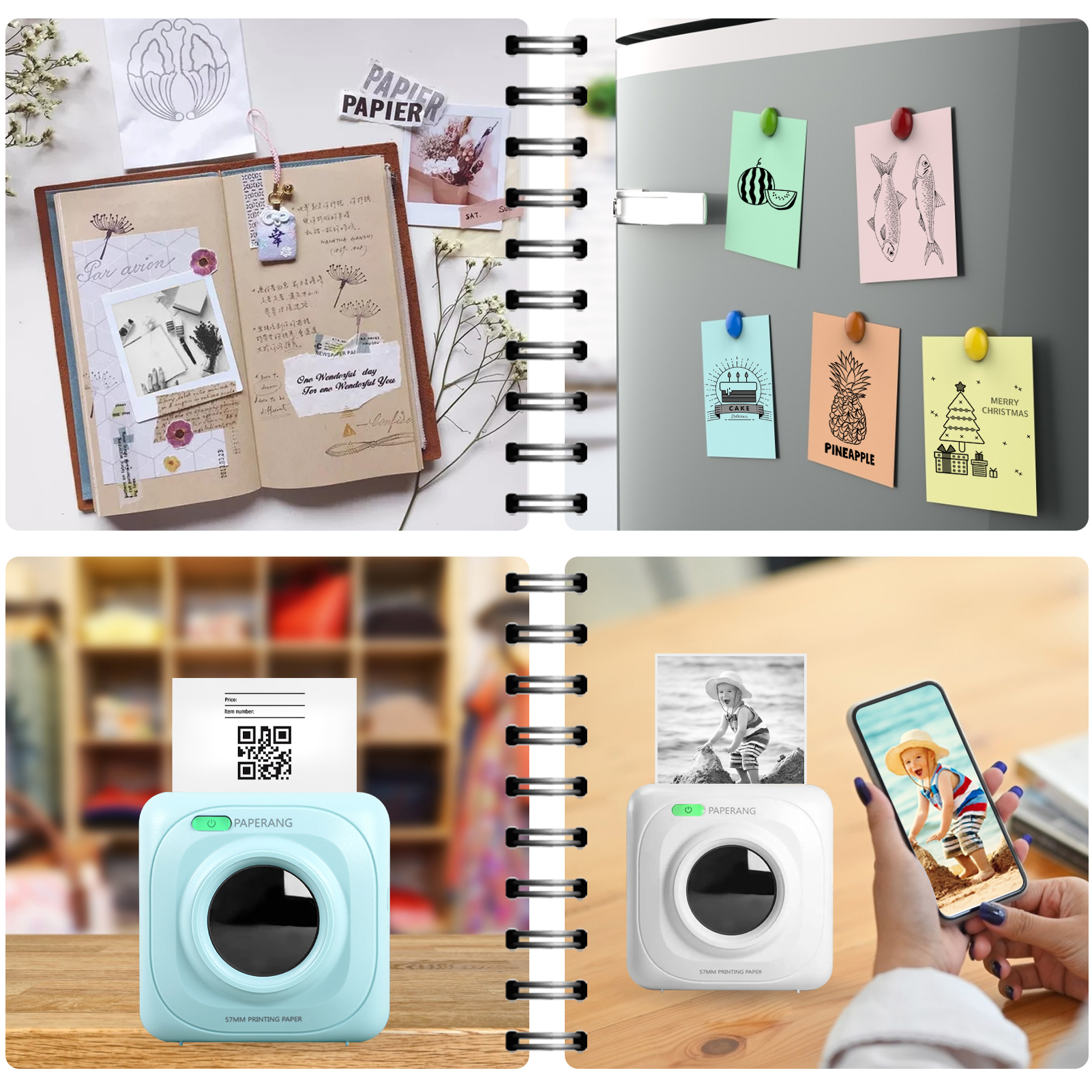 Pocket Portable Label Printer Home Bluetooth Thermal Sticker Smart — foto 3